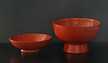 Negoro bowl with lid